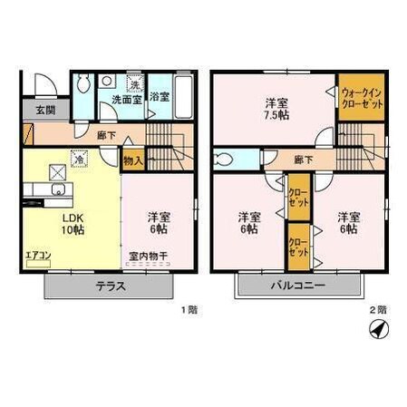 カサベルデの物件間取画像